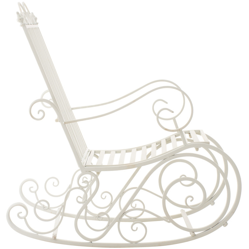 Sedia a dondolo Smilla bianca